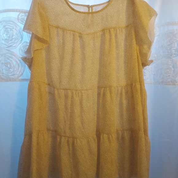 DAISY RUFFLE MINI DRESS - Picture 2 of 3